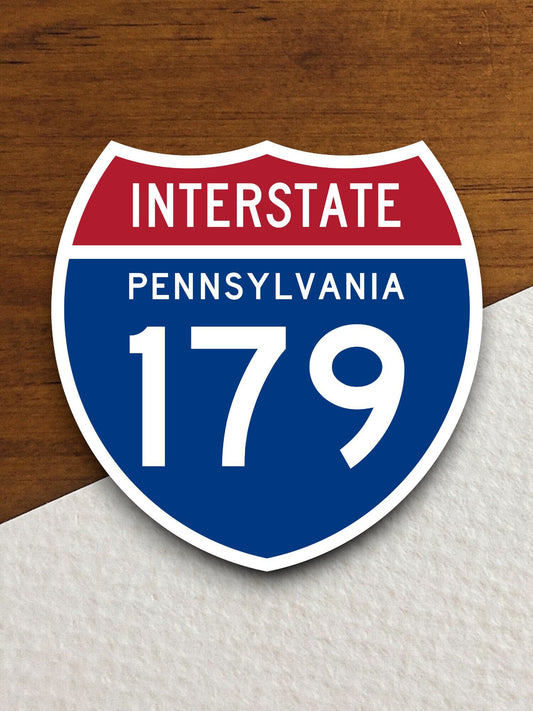 Interstate route  179 pennsylvania sticker, Interstate Highway Sign Expressway Stickers, Highway Sign Road Trip Sticker, Room Décor