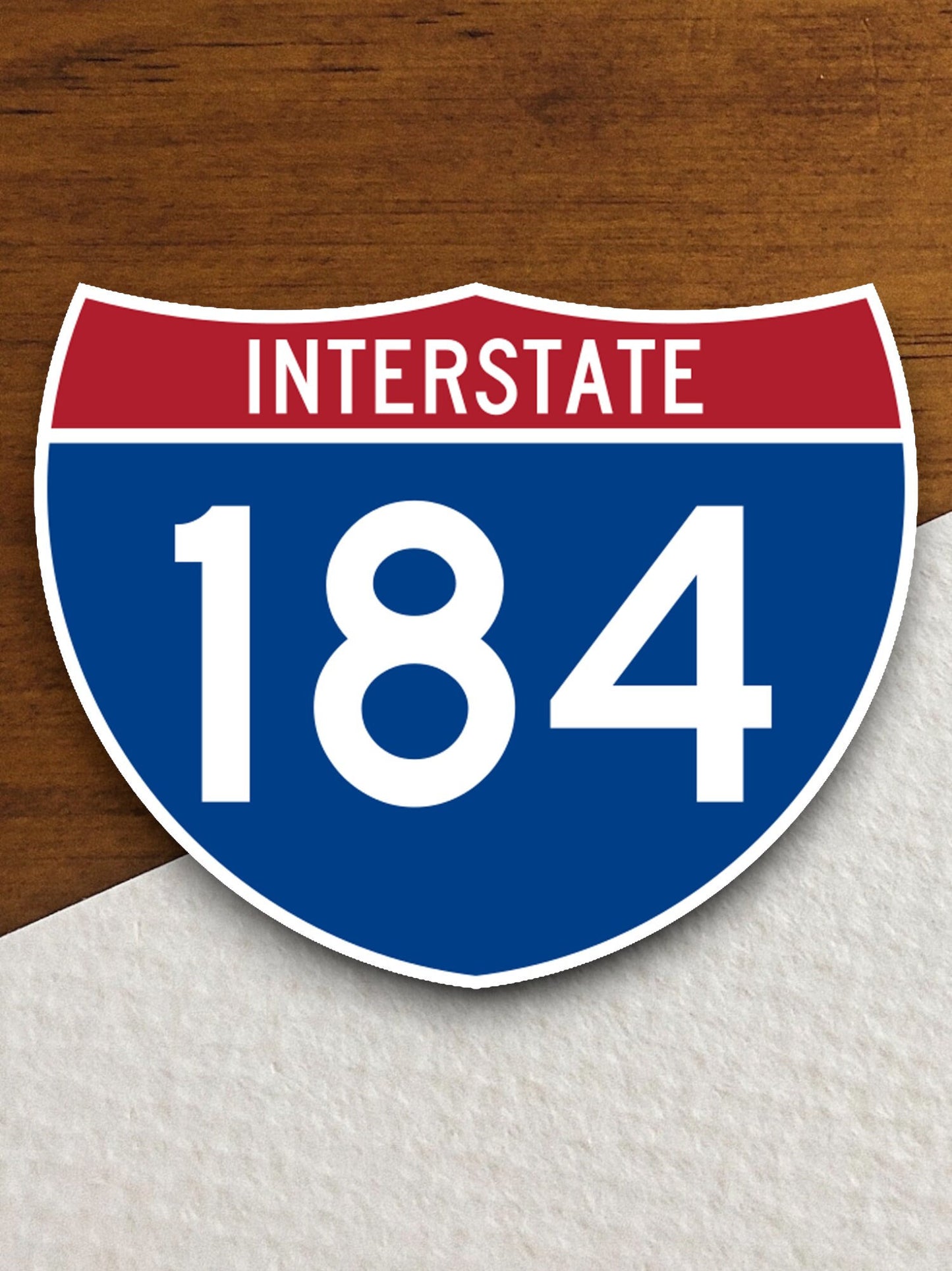 Interstate route  184 sticker, Interstate Highway Sign Expressway Stickers, Highway Sign Road Trip Sticker, Room Décor