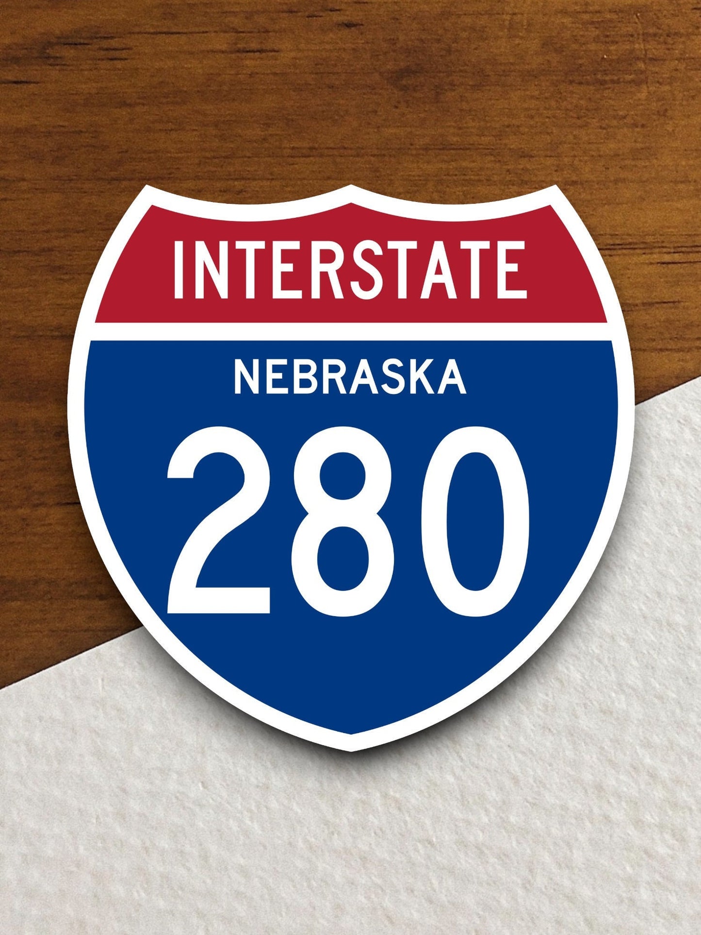 Interstate route  280 Nebraska sticker, Interstate Highway Sign Expressway Stickers, Highway Sign Road Trip Sticker, Room Décor