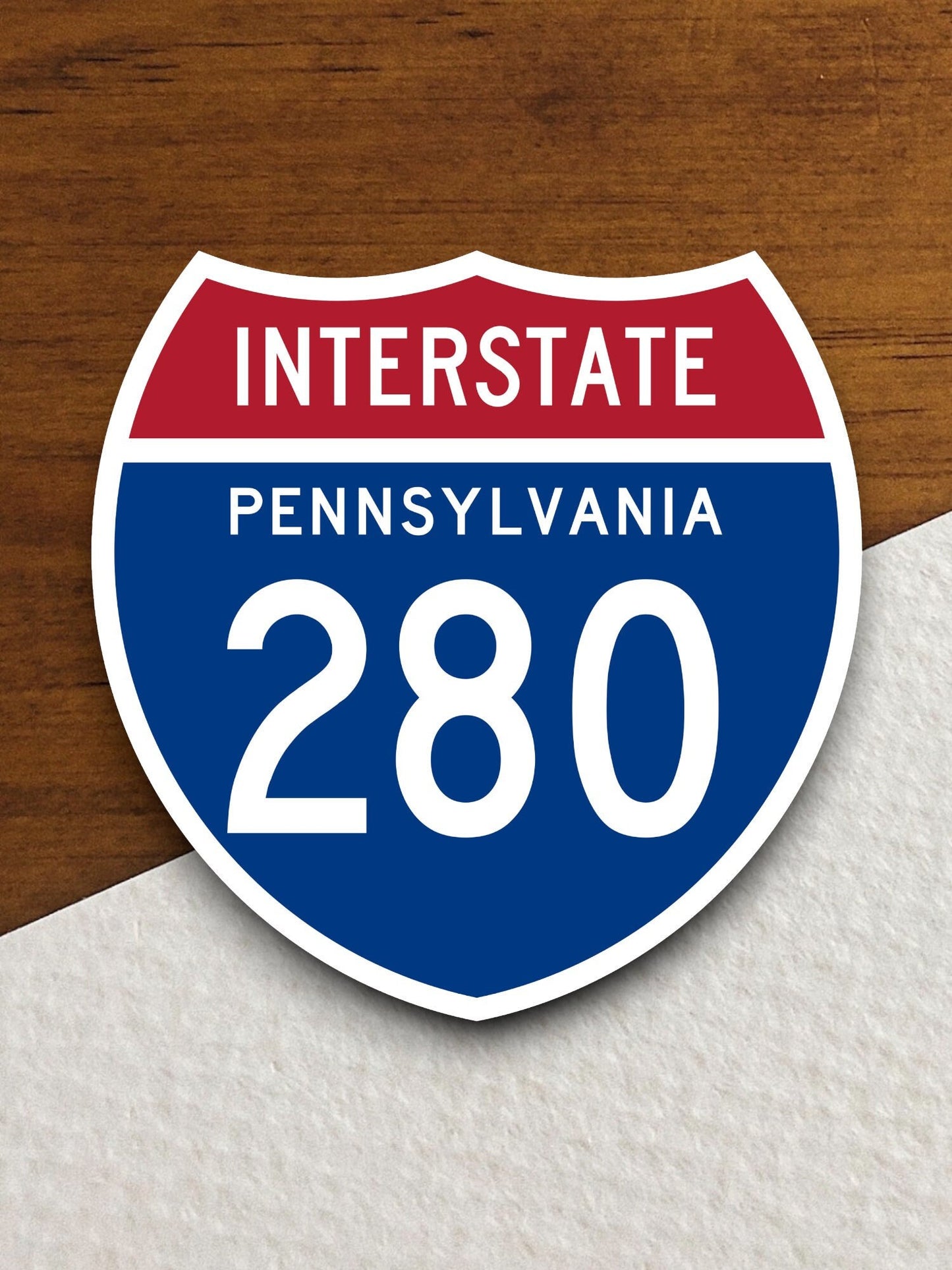 Interstate route  280 Pennsylvania sticker, Interstate Highway Sign Expressway Stickers, Highway Sign Road Trip Sticker, Room Décor