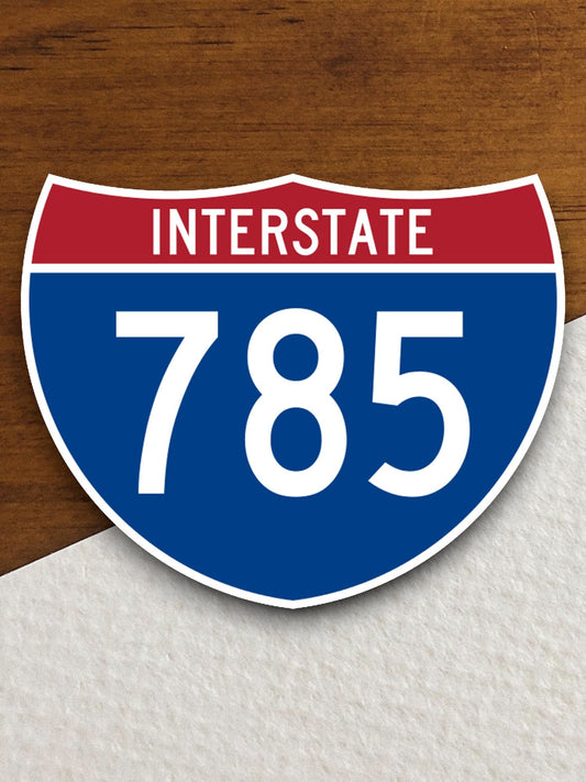 Interstate route  785 sticker, Interstate Highway Sign Expressway Stickers, Highway Sign Road Trip Sticker, Room Décor