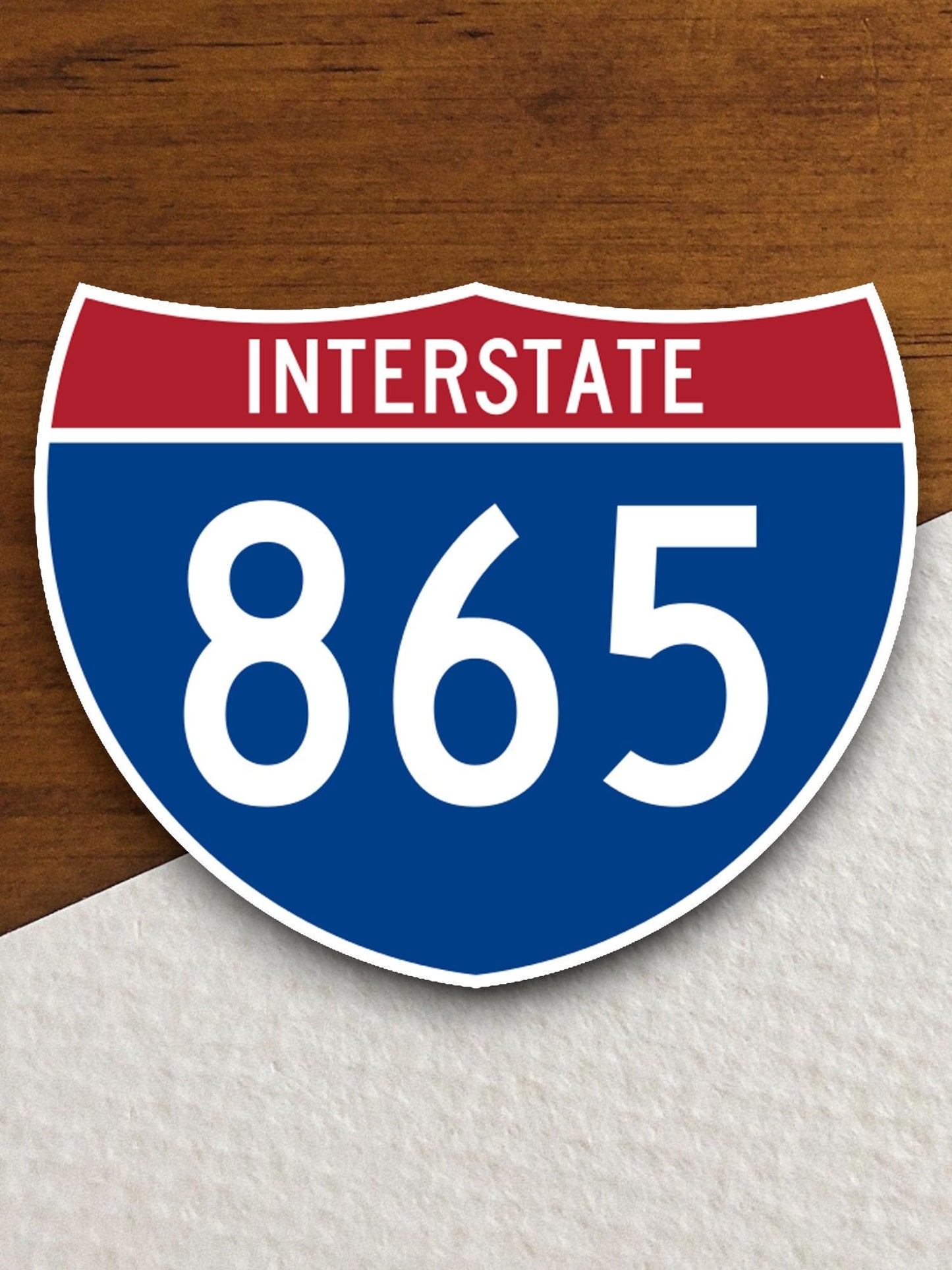 Interstate route  865 sticker, Interstate Highway Sign Expressway Stickers, Highway Sign Road Trip Sticker, Room Décor