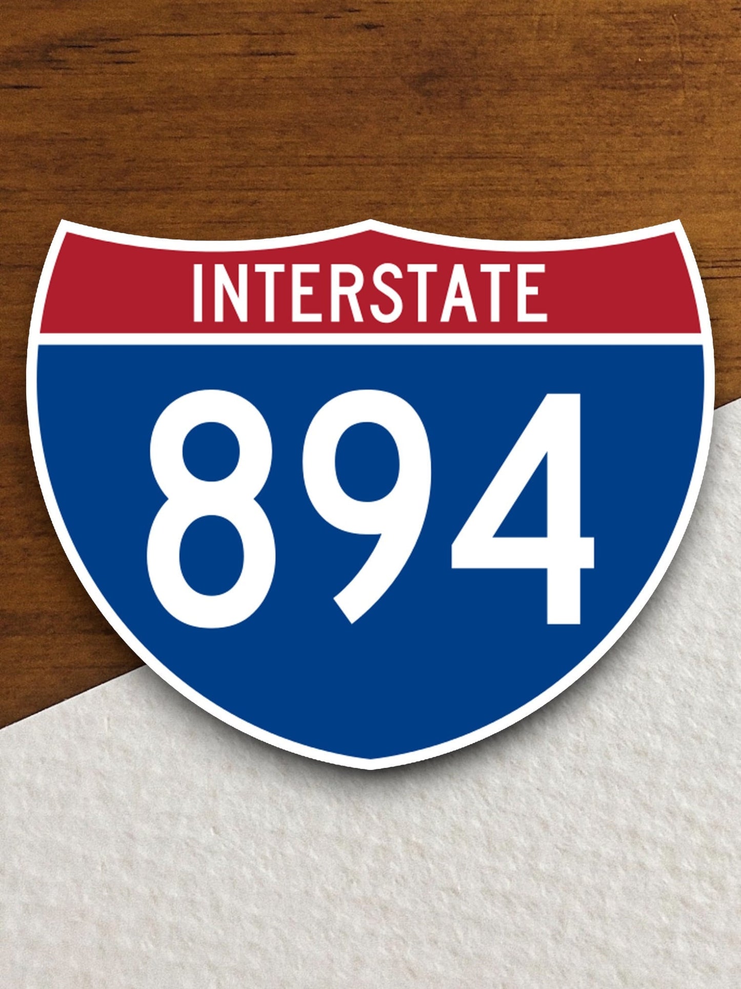 Interstate route  894 sticker, Interstate Highway Sign Expressway Stickers, Highway Sign Road Trip Sticker, Room Décor