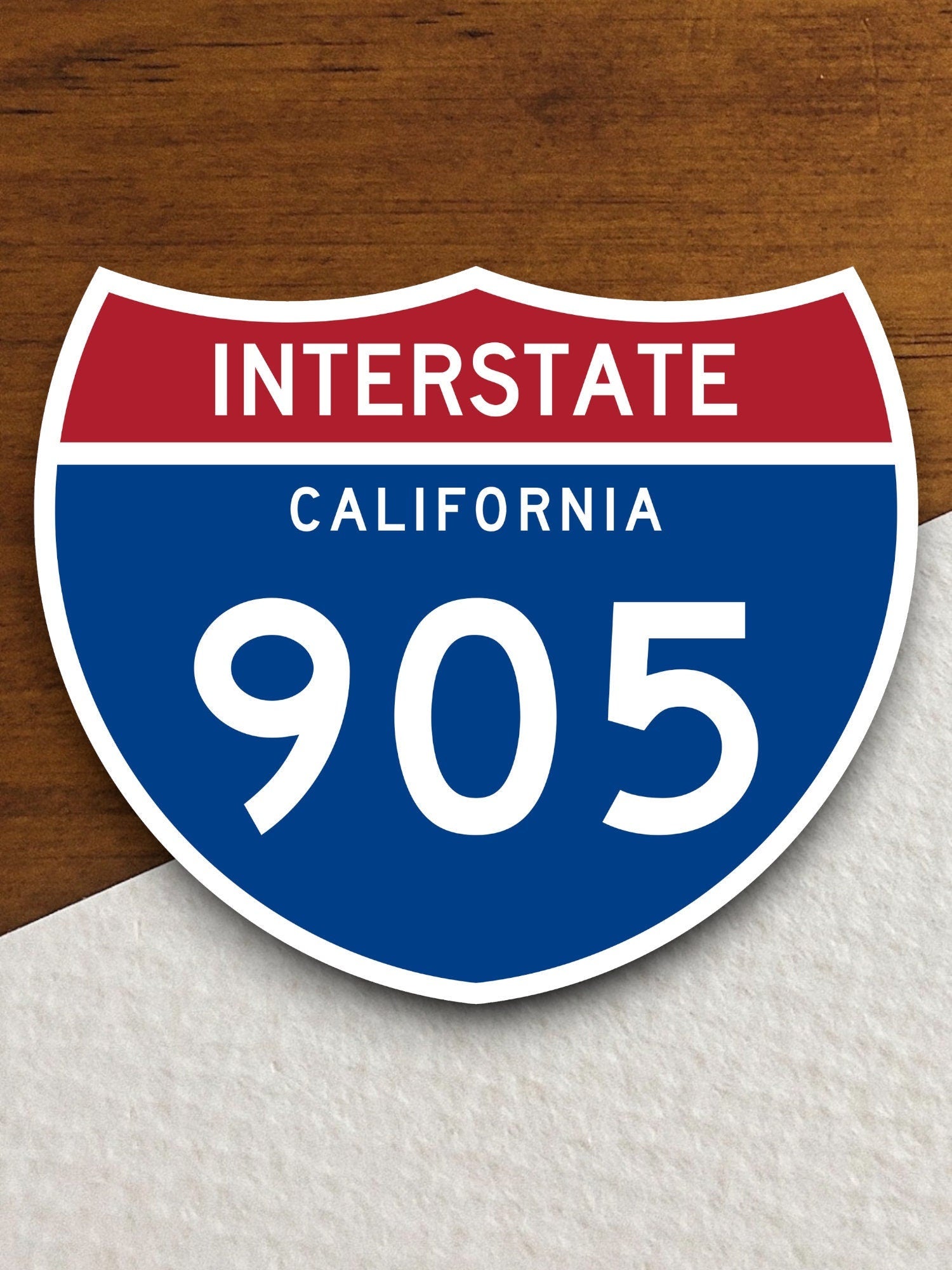 Interstate route  905 California sticker, California sticker, Interstate Highway Sign Expressway Stickers, Highway Sign Road Trip Sticker