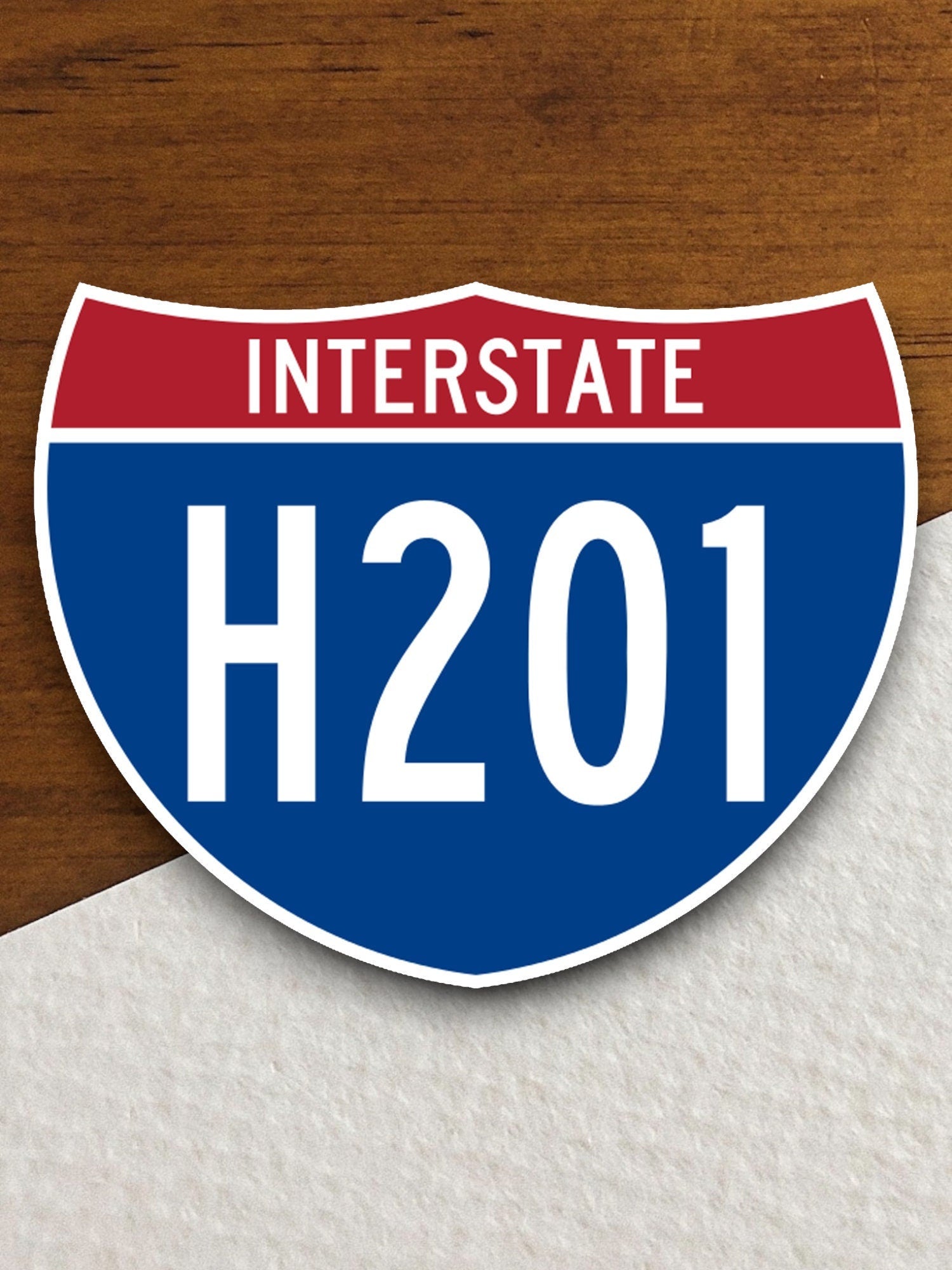 Interstate route  h201 sticker, Interstate Highway Sign Expressway Stickers, Highway Sign Road Trip Sticker, Room Décor