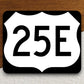 United States route 25e road sign sticker, road trip sticker, highway sign, room decor, travel sticker