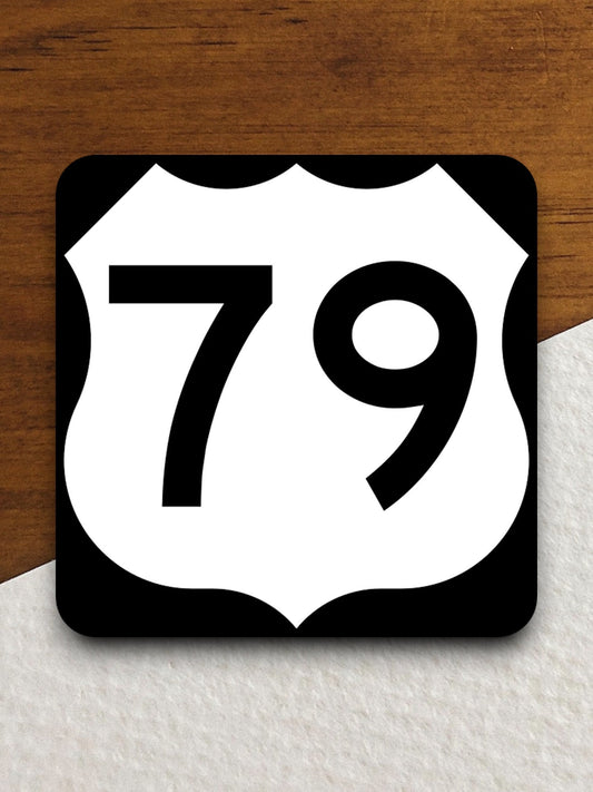 United States route 79 road sign sticker, road trip sticker, highway sign, room decor, travel sticker