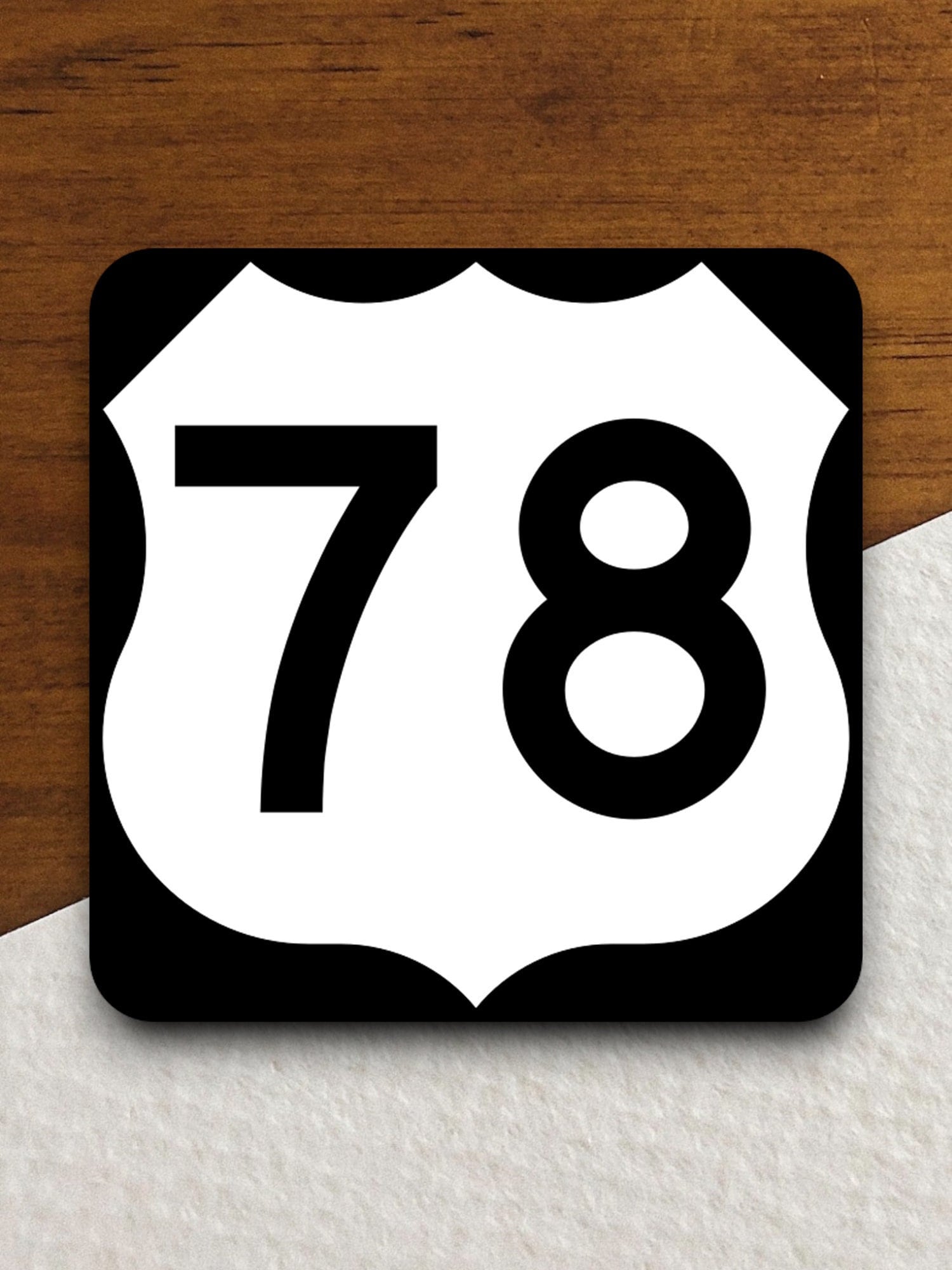 United States route 78 road sign sticker, road trip sticker, highway sign, room decor, travel sticker