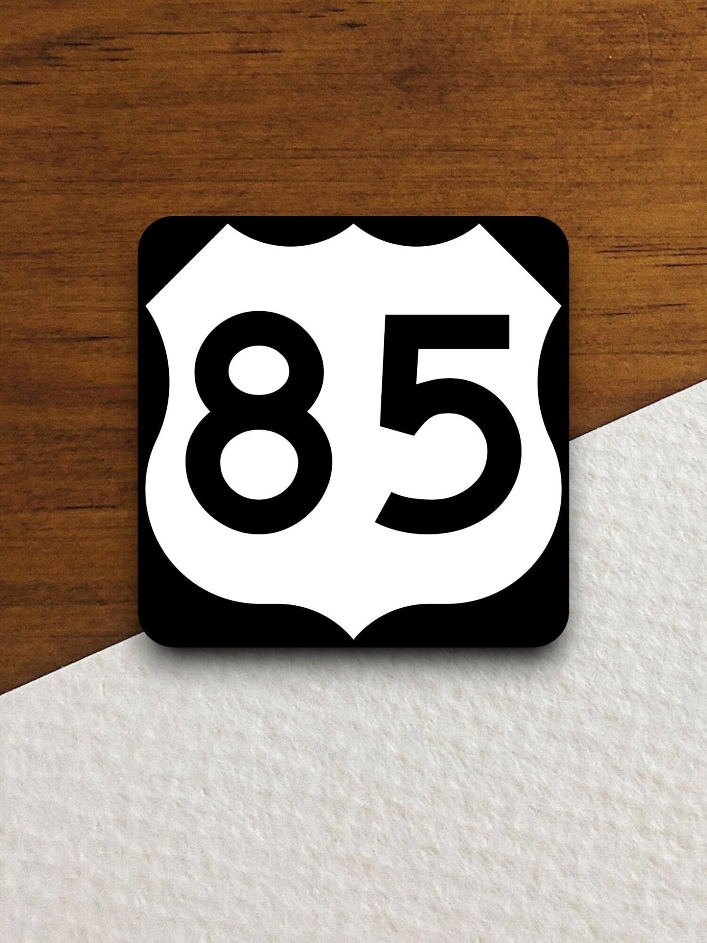 United States route 85 road sign sticker, road trip sticker, highway sign, room decor, travel sticker