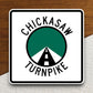 Chickasaw turnpike  road sign stickers, Room Decor, Traffic Sticker, Road Sign Decoration, Road Work Signs, Building Signs, Traffic Sign