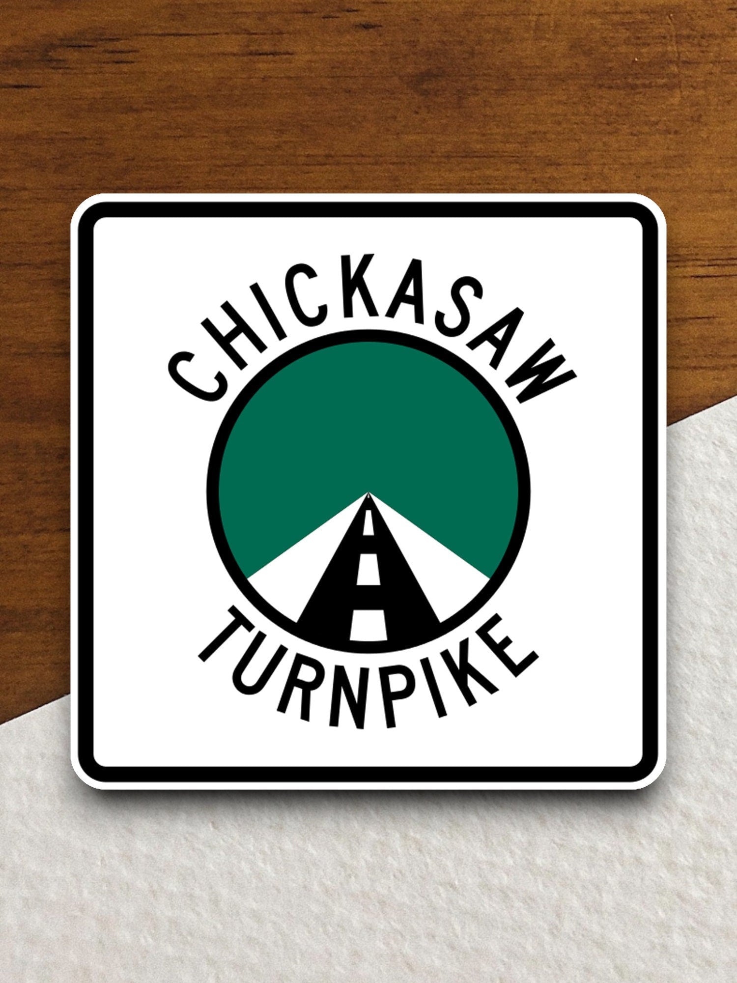 Chickasaw turnpike  road sign stickers, Room Decor, Traffic Sticker, Road Sign Decoration, Road Work Signs, Building Signs, Traffic Sign