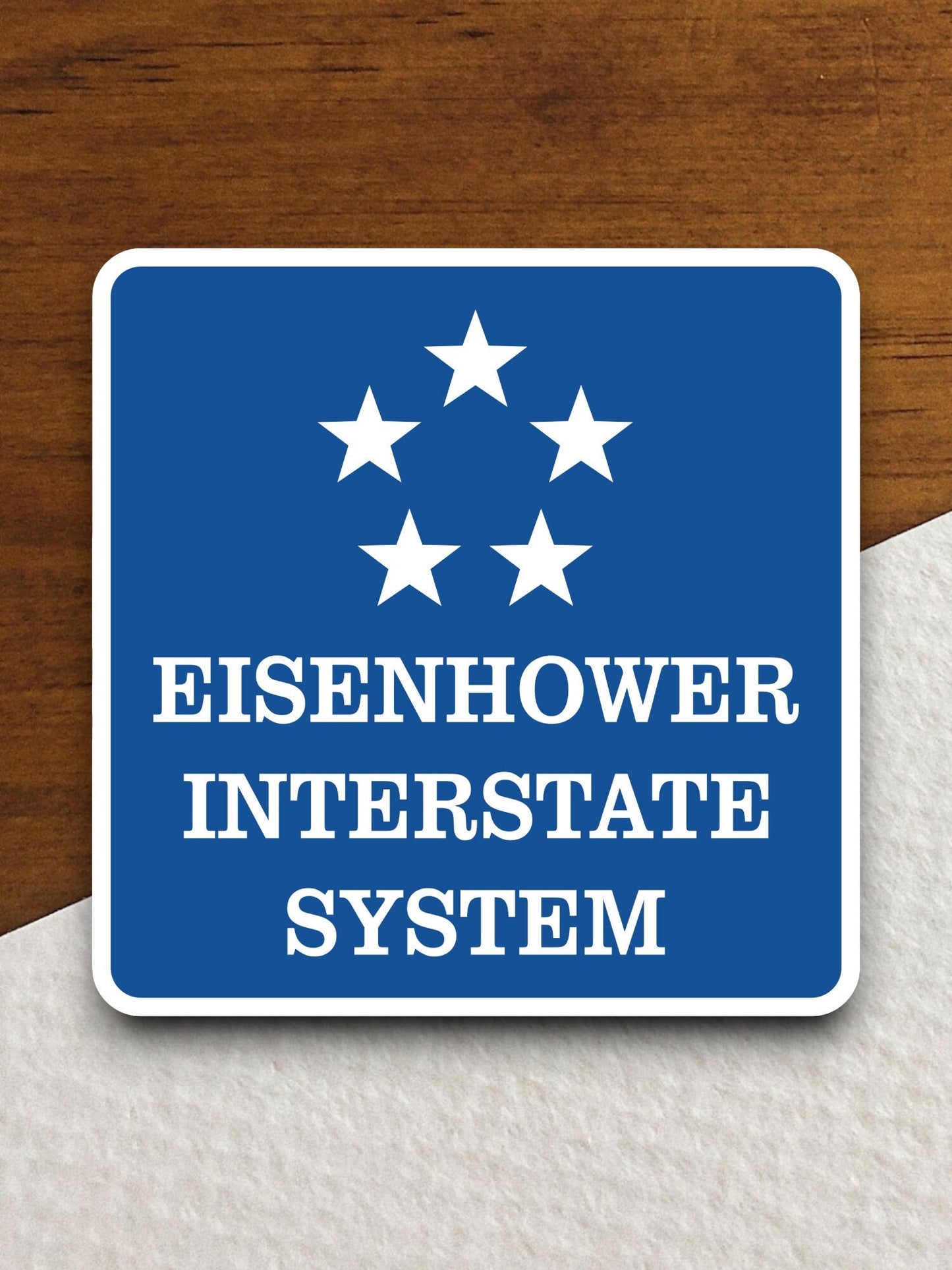 Eisenhower interstate system route sticker, Interstate Highway Sign Expressway Stickers, Highway Sign Road Trip Sticker, Room Décor