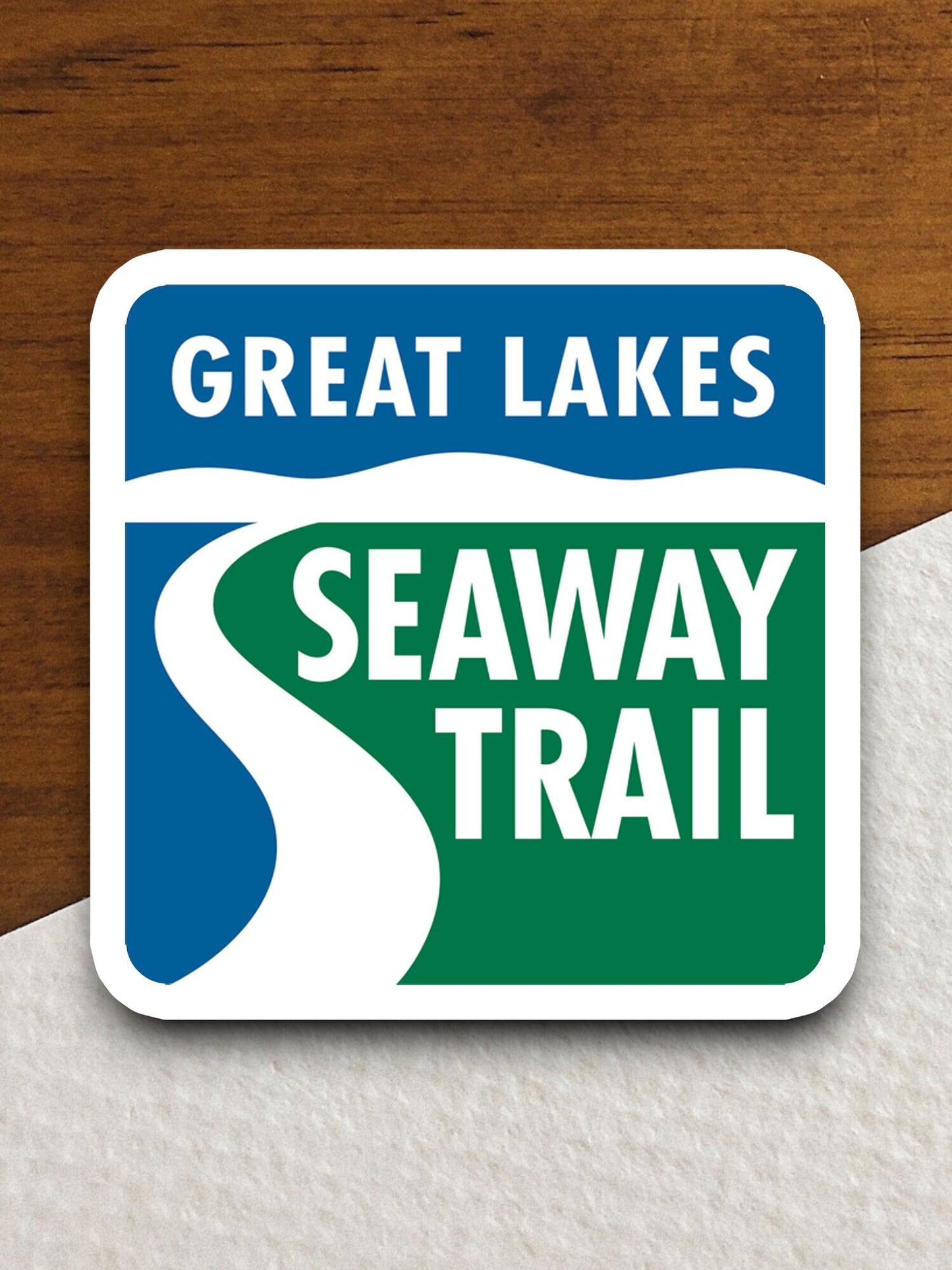 Great lakes seaway trail  road sign stickers, Room Décor Traffic Sticker, Road Sign Decoration, Road Work Signs, Building Signs