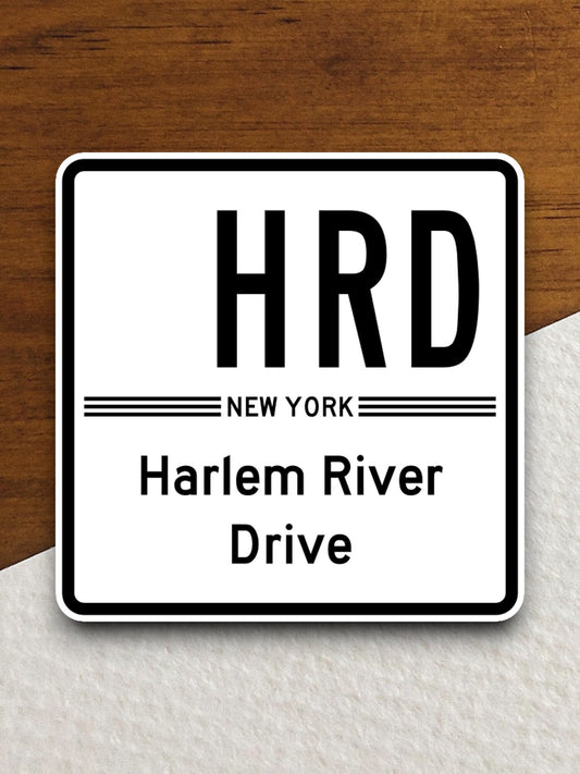 Harlem river drive shield  road sign stickers, Room Décor Traffic Sticker, Road Sign Decoration Road Work Signs, Building Signs