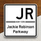 Jackie Robinson parkway  road sign stickers, Room Decor, Traffic Sticker, Road Sign Decoration, Road Work Signs, Building Signs