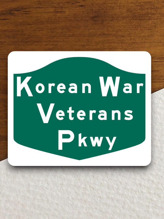 Korean war veterans parkway  road sign stickers, Room Decor, Traffic Sticker, Road Sign Decoration, Road Work Signs, Building Signs