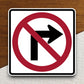 No right turn  road sign stickers, Room Decor, Traffic Sticker, Road Sign Decoration, Road Work Signs, Traffic Sign