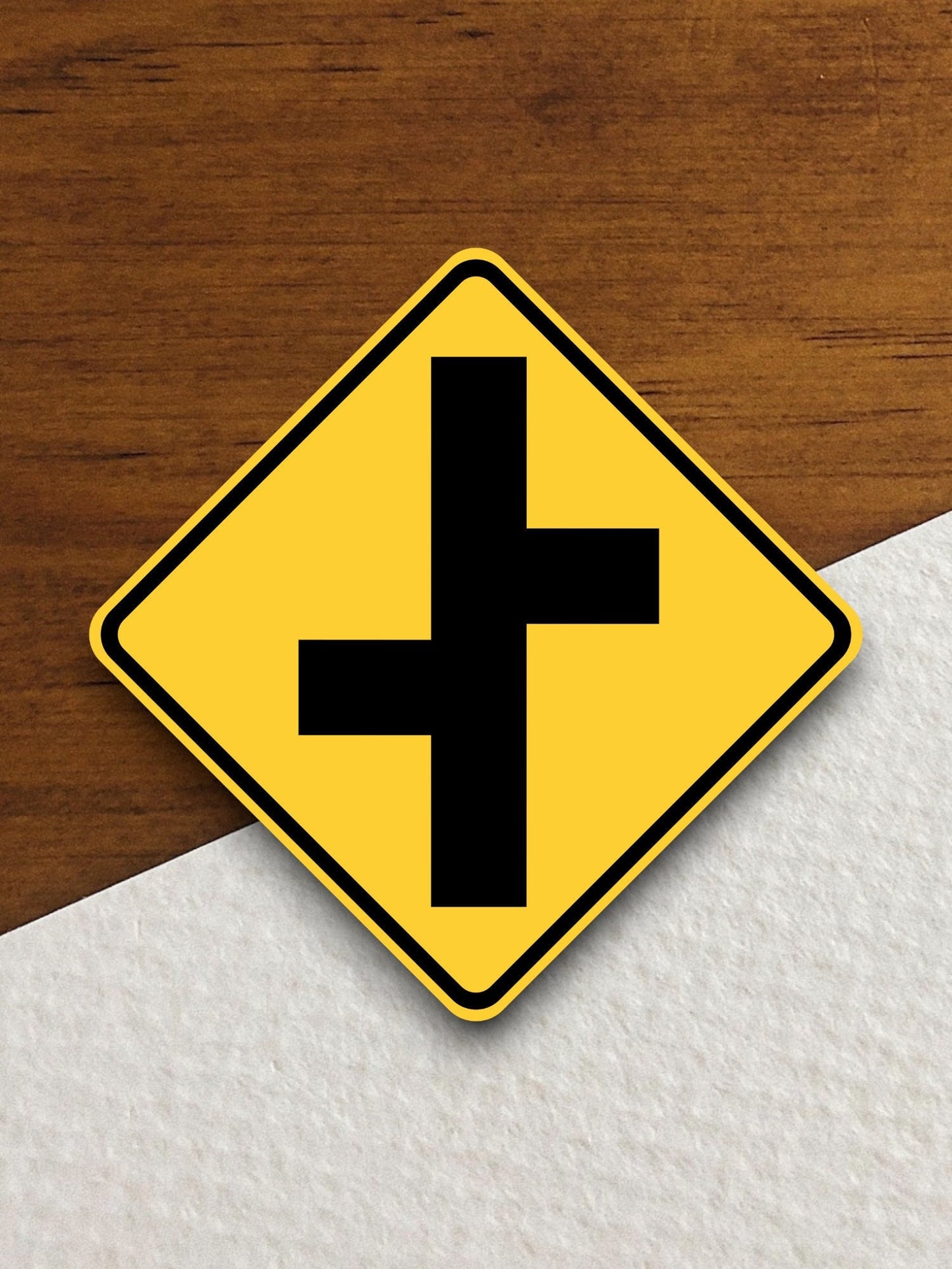 Offset side roads  road sign stickers, Room Decor, Traffic Sticker, Road Sign Decoration, Road Work Signs, Building Signs, Traffic Sign