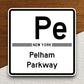 Pelham parkway  road sign stickers, Room Decor, Traffic Sticker, Road Sign Decoration, Road Work Signs, Traffic Sign