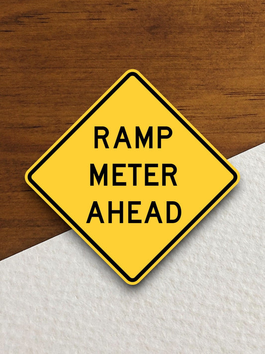 Ramp meter ahead  road sign stickers, Room Decor, Traffic Sticker, Road Sign Decoration, Road Work Signs, Building Signs, Traffic Sign