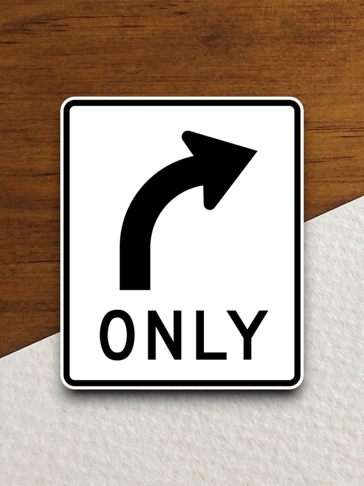 Right turn only  road sign stickers, Room Decor, Traffic Sticker, Road Sign Decoration, Road Work Signs, Building Signs, Traffic Sign