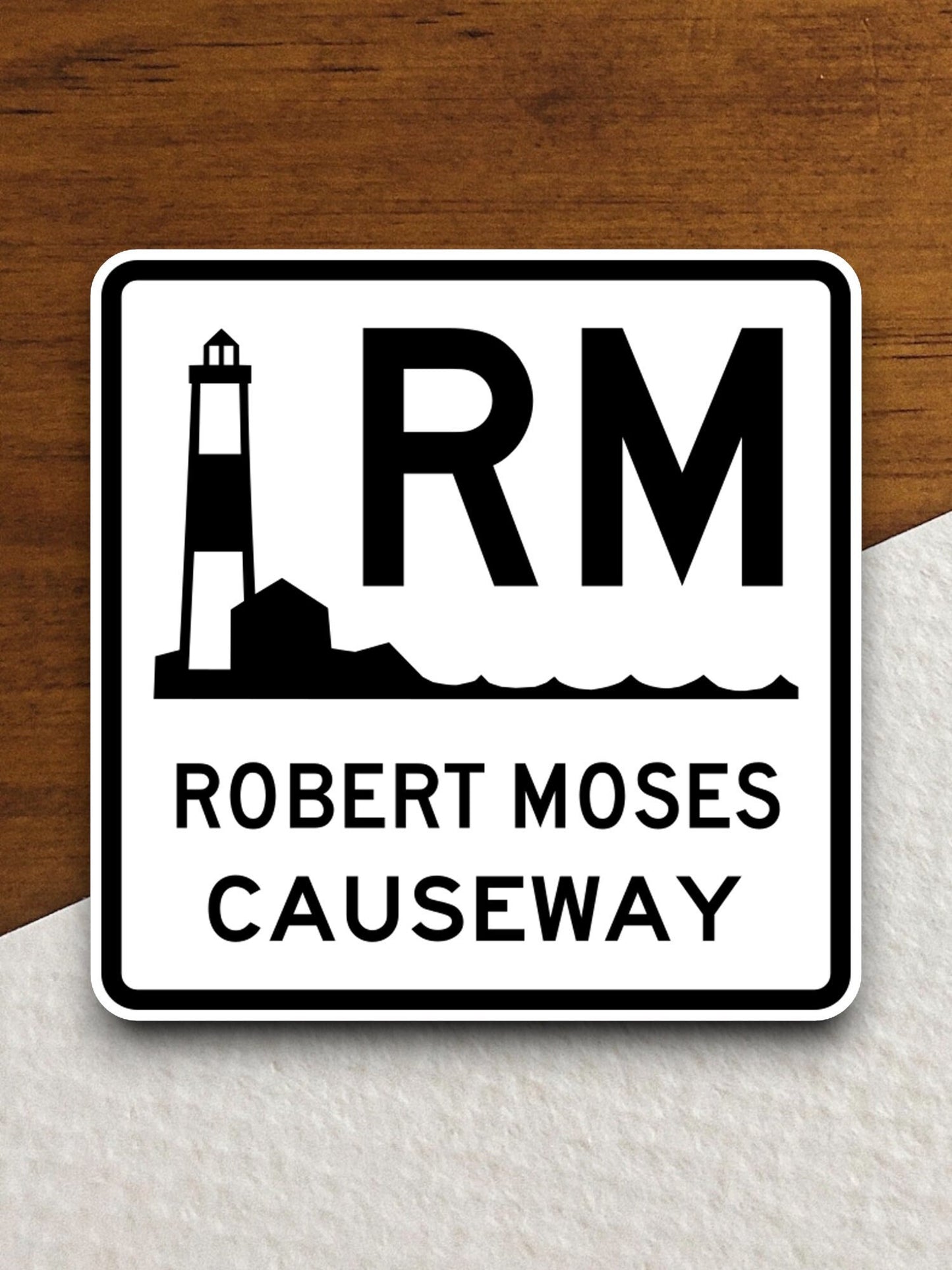 Robert moses causeway  road sign stickers, Room Decor, Traffic Sticker, Road Sign Decoration, Road Work Signs, Building Signs, Traffic Sign