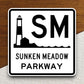 Sunken meadow parkway  road sign stickers, Room Decor, Traffic Sticker, Road Sign Decoration, Road Work Signs, Building Signs, Traffic Sign