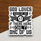 God loves each of us sticker, Religious Sticker, Faith Sticker, Worship Sticker, Christian Sticker, love sticker, God sticker, Room Décor