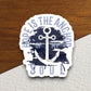 Hope is the anchor of my soul sticker, Religious Sticker, Faith Sticker, Worship Sticker, Christian Sticker, Scripture Sticker, Room Décor