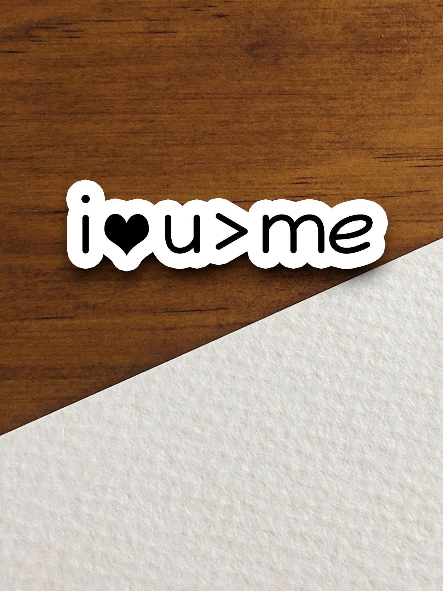 I love you more than me sticker, Religious Sticker, Faith Sticker, Worship Sticker, Christian Sticker, Scripture Sticker, Room Décor