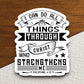 I can do all things through Christ sticker, Religious Sticker, Faith Sticker, Worship Sticker, Christian Sticker, Scripture Sticker