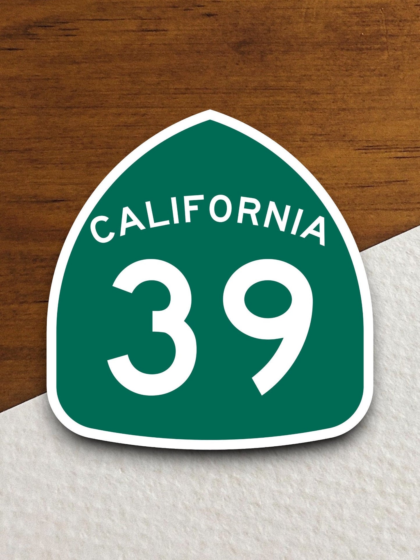 California state route 39 road sign sticker, road trip sticker, highway sign, room decor, travel sticker