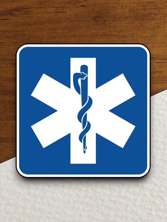 Ambulance symbol  road sign stickers, Room Decor, Traffic Sticker, Road Sign Decoration, Road Work Signs, Building Signs, Traffic Sign