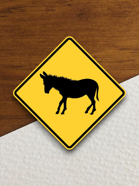 Donkey  road sign stickers, Room Decor, Traffic Sticker, Road Sign Decoration, Road Work Signs, Traffic Sign