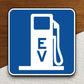 Electric vehicle charging ev  road sign stickers, Room Decor, Traffic Sticker, Road Sign Decoration, Road Work Signs, Building Signs