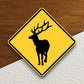 Elk sticker, animal  road sign stickers, Room Decor, Traffic Sticker, Road Sign Decoration, Road Work Signs, Building Signs, Traffic Sign