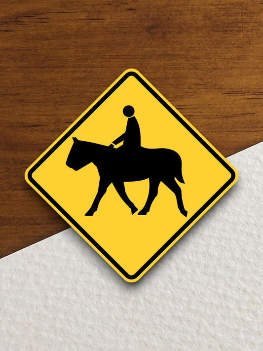 Equestrian  road sign stickers, Room Decor, Traffic Sticker, Road Sign Decoration, Road Work Signs, Traffic Sign