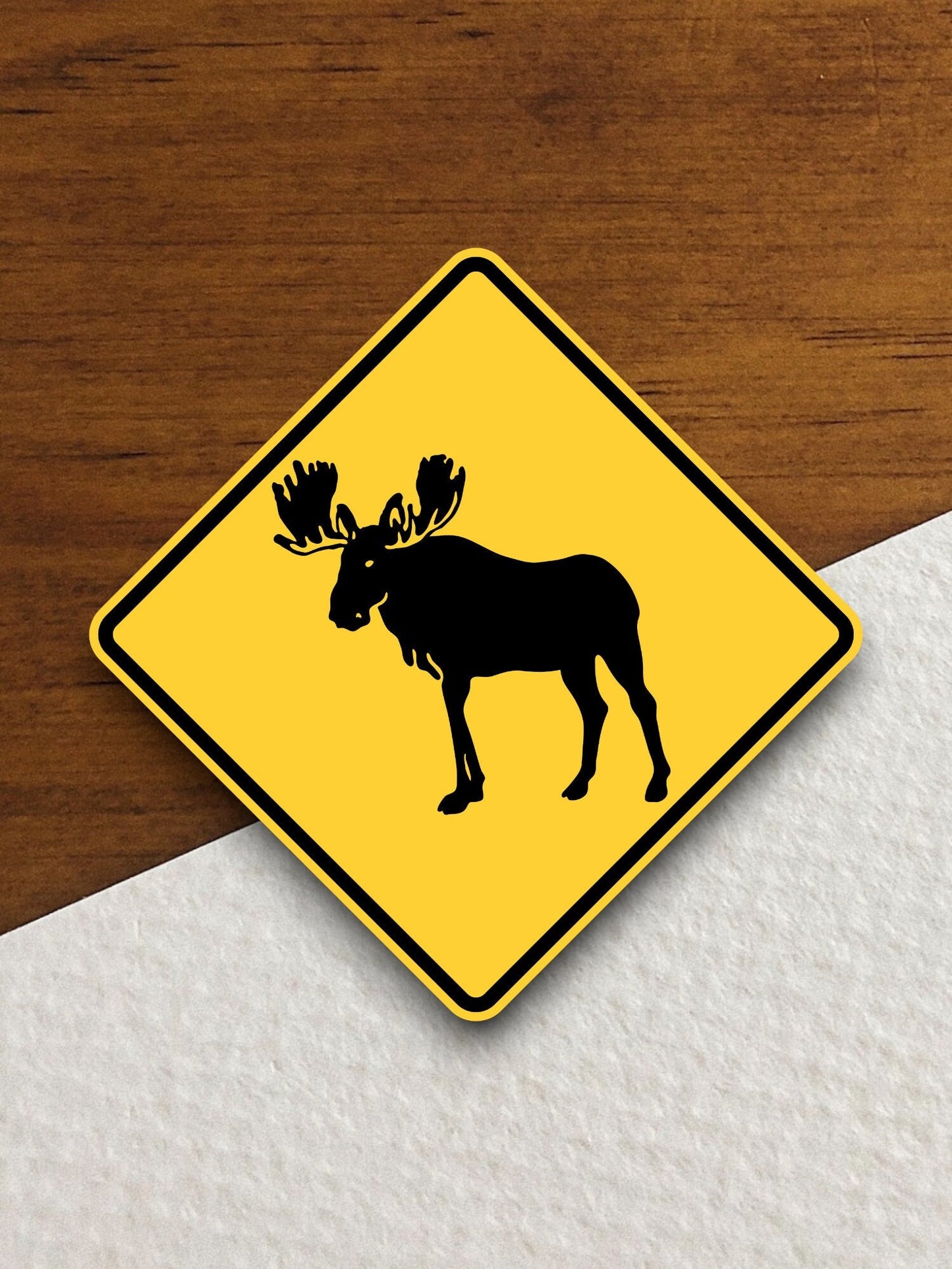 Moose  road sign stickers, Room Decor, Traffic Sticker, Road Sign Decoration, Road Work Signs, Traffic Sign