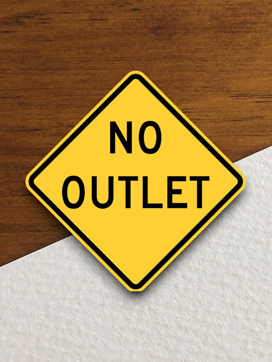 No outlet  road sign stickers, Room Decor, Traffic Sticker, Road Sign Decoration, Road Work Signs, Traffic Sign