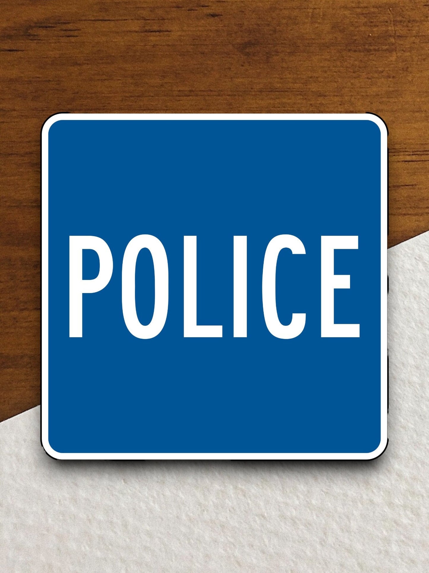 Police  road sign stickers, Room Decor, Traffic Sticker, Road Sign Decoration, Road Work Signs, Traffic Sign