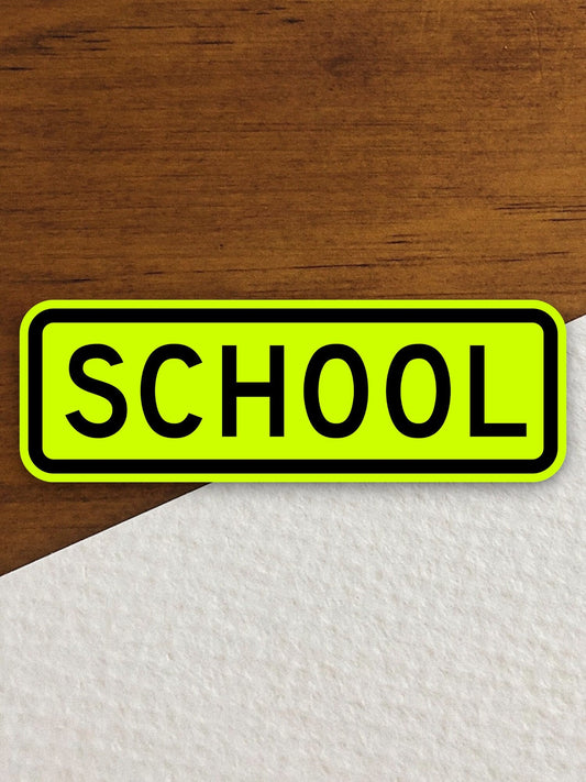 School  road sign stickers, Room Decor, Traffic Sticker, Road Sign Decoration, Road Work Signs, Traffic Sign