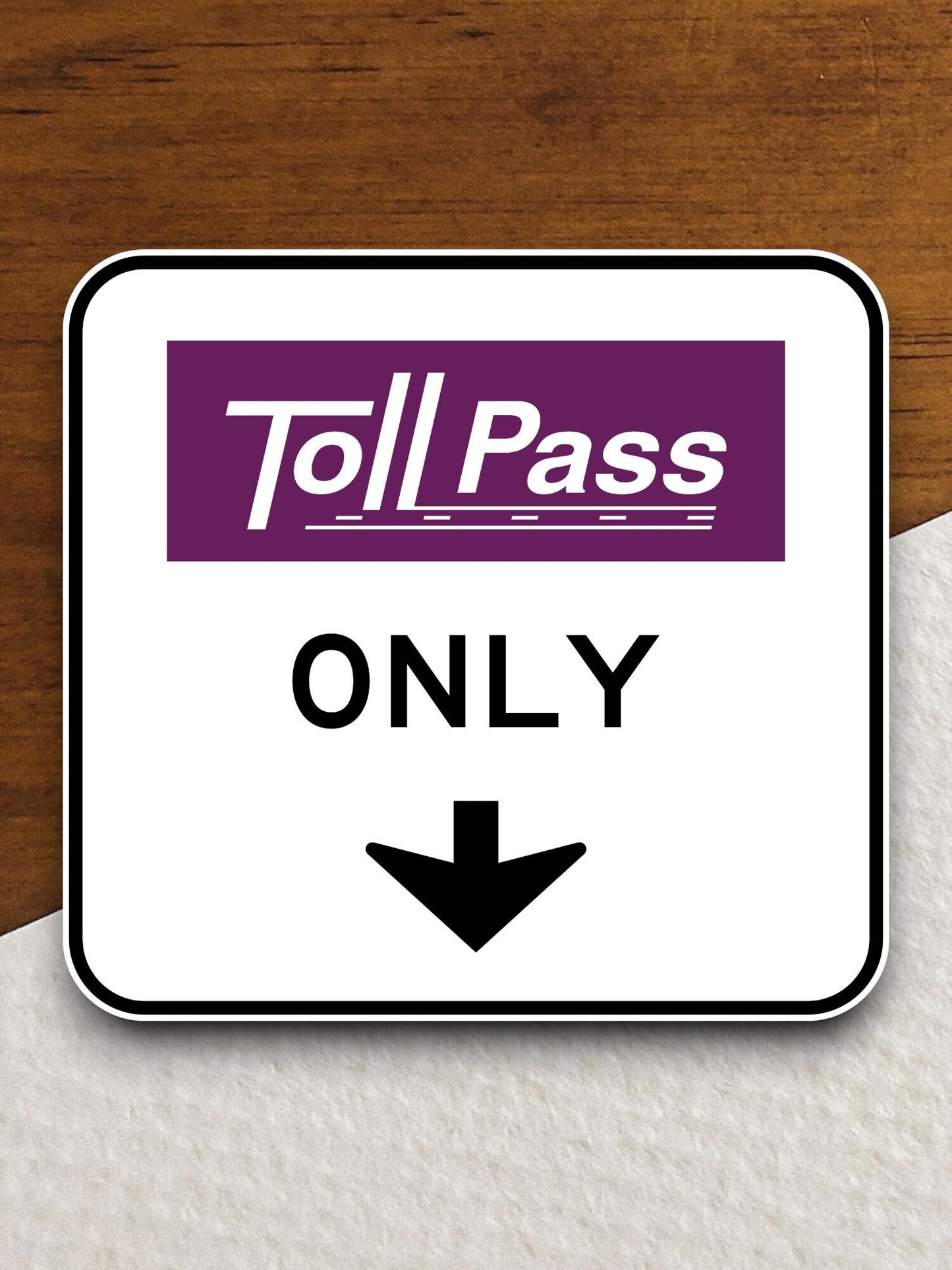 Toll road pass only  road sign stickers, Room Decor, Traffic Sticker, Road Sign Decoration, Road Work Signs, Building Signs, Traffic Sign