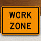 Work zone  road sign stickers, Room Decor, Traffic Sticker, Road Sign Decoration, Road Work Signs, Traffic Sign