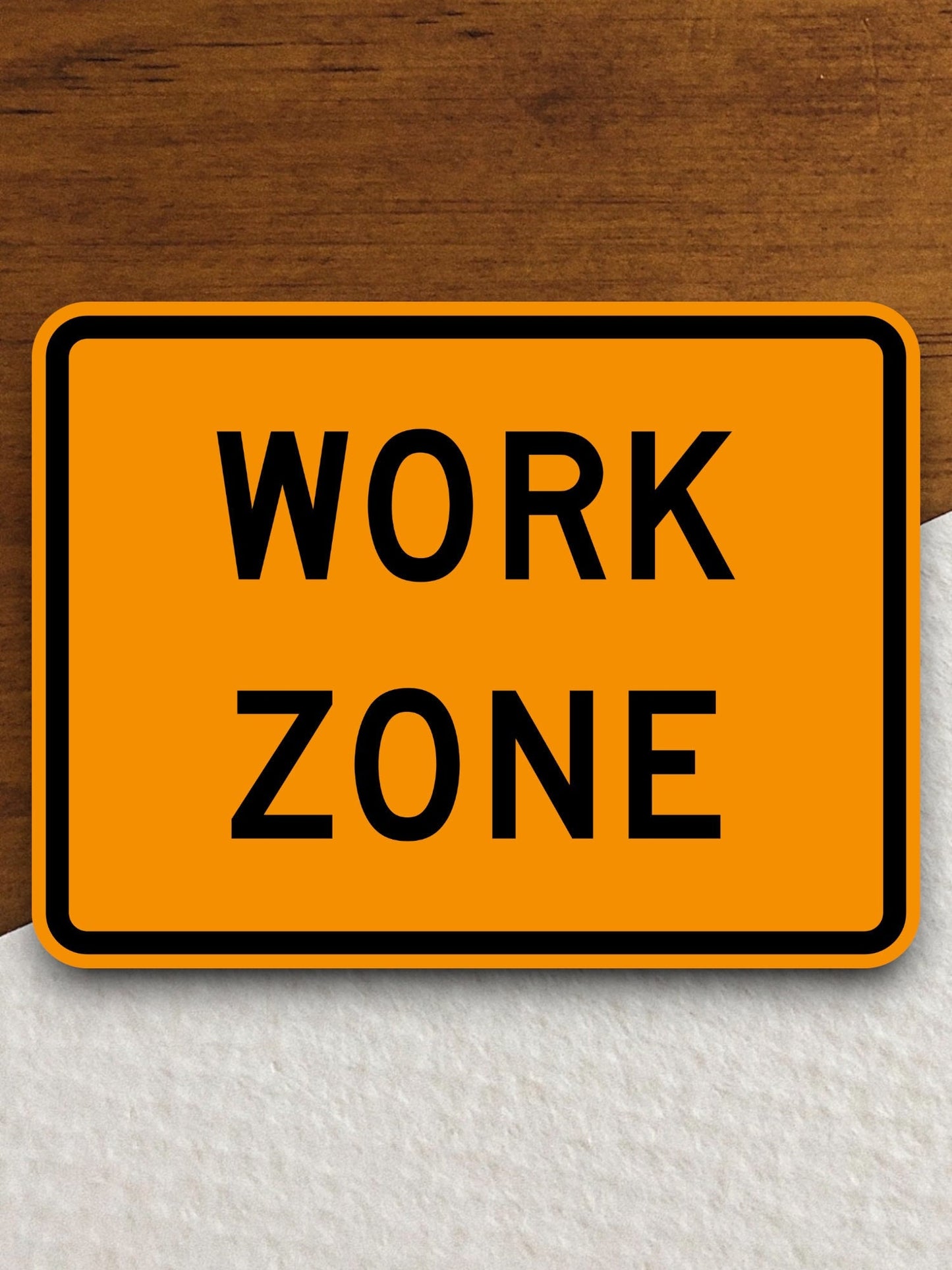 Work zone  road sign stickers, Room Decor, Traffic Sticker, Road Sign Decoration, Road Work Signs, Traffic Sign