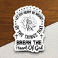 Things that break the heart of God sticker, Religious Sticker, Faith Sticker, Worship Sticker, Christian Sticker, Scripture Sticker