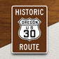 Historic route us 30 Oregon road sign sticker, road trip sticker, highway sign, room decor, travel sticker