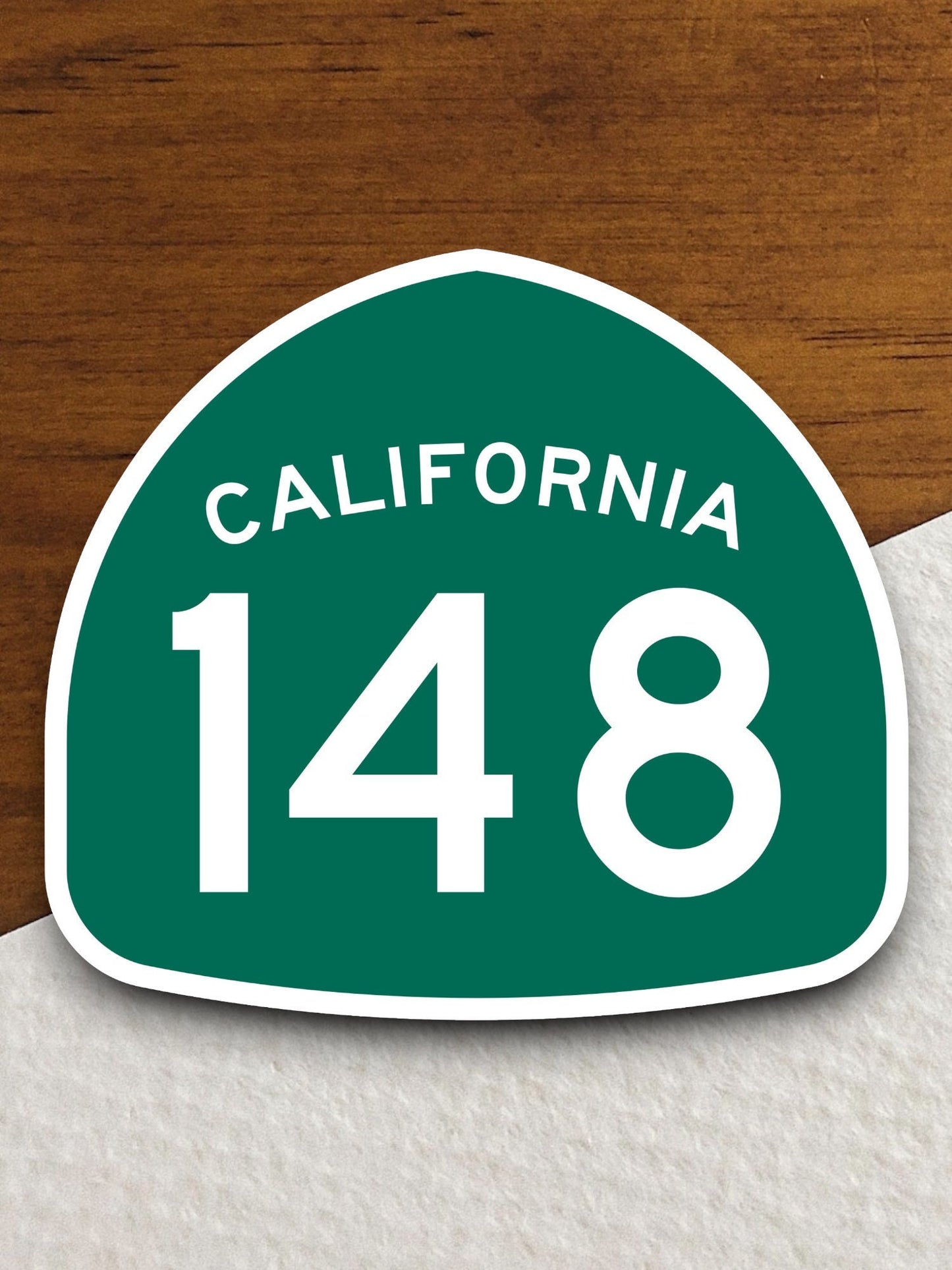 California state route 148 road sign sticker, road trip sticker, highway sign, room decor, travel sticker