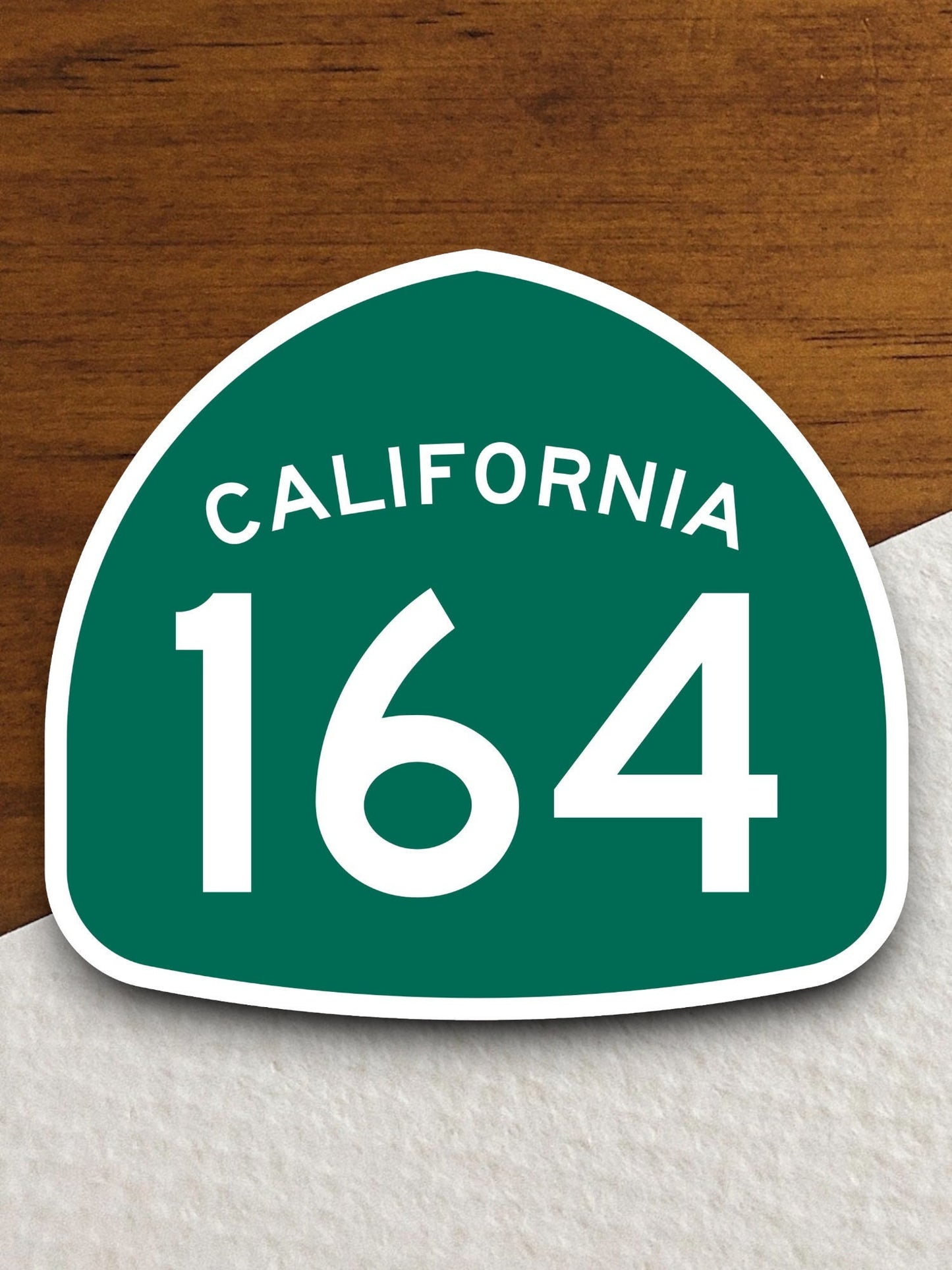 California state route 164 road sign sticker, road trip sticker, highway sign, room decor, travel sticker