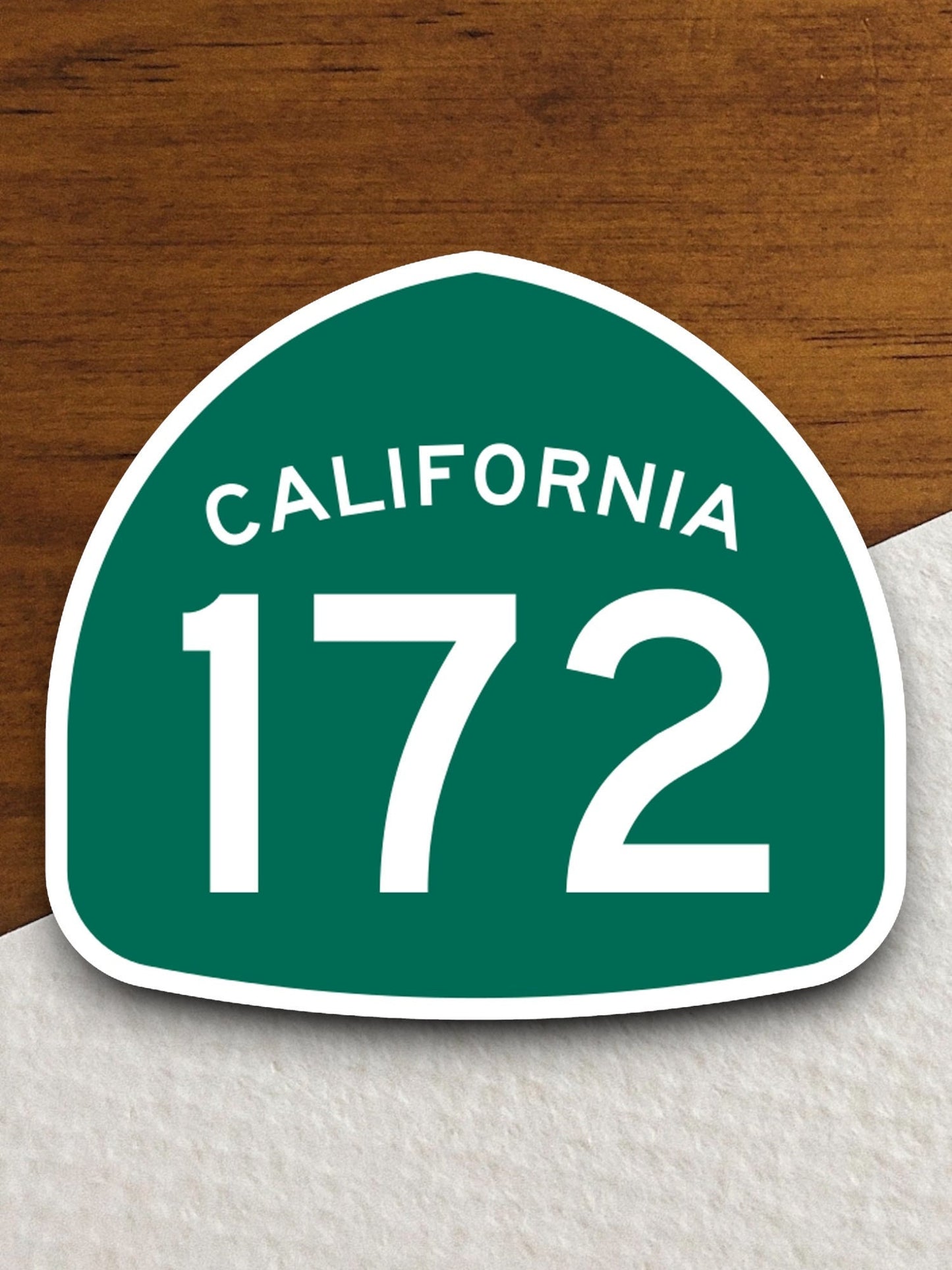 California state route 172 road sign sticker, road trip sticker, highway sign, room decor, travel sticker