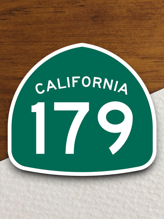 California state route 179 road sign sticker, road trip sticker, highway sign, room decor, travel sticker